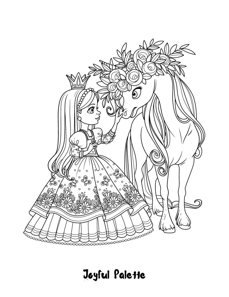 Princess Coloring Pages