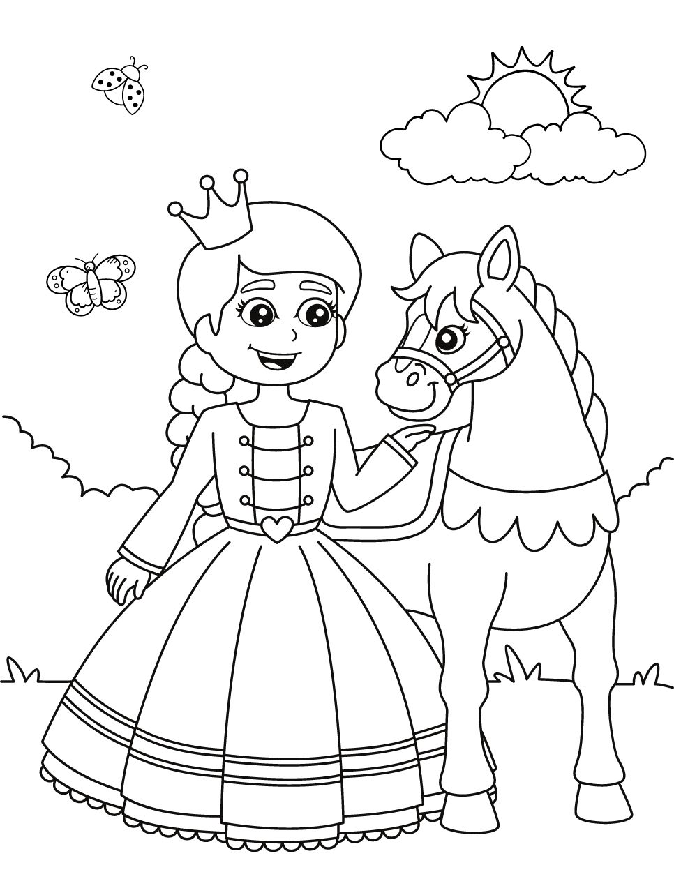 Princess Coloring Pages