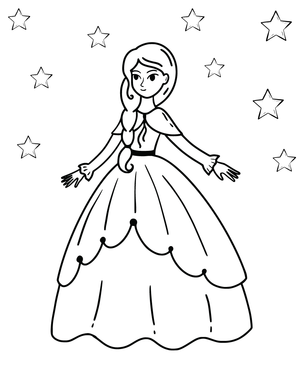 Princess Coloring Pages