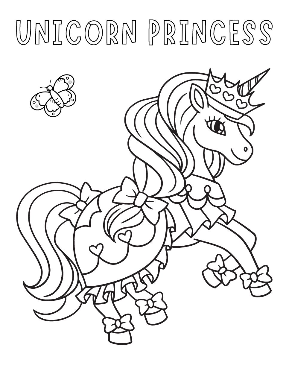 Unicorn Wearing A Dress