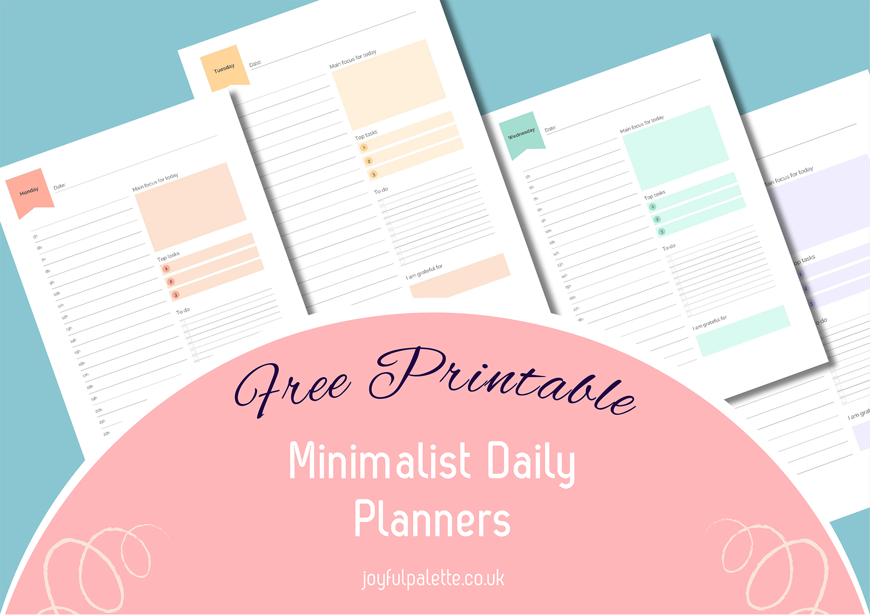 minimalist daily planner