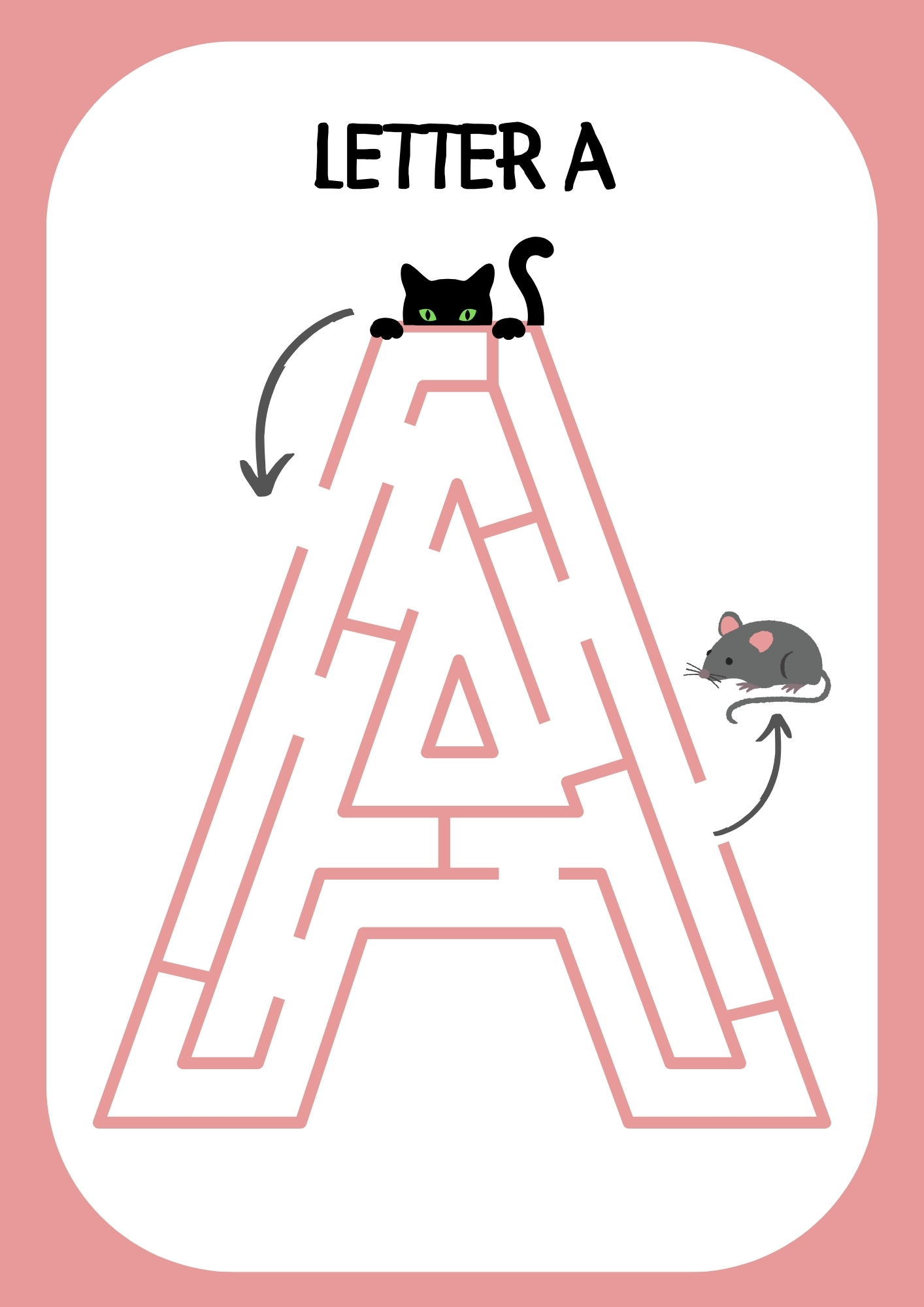 Letter A Printable PDF