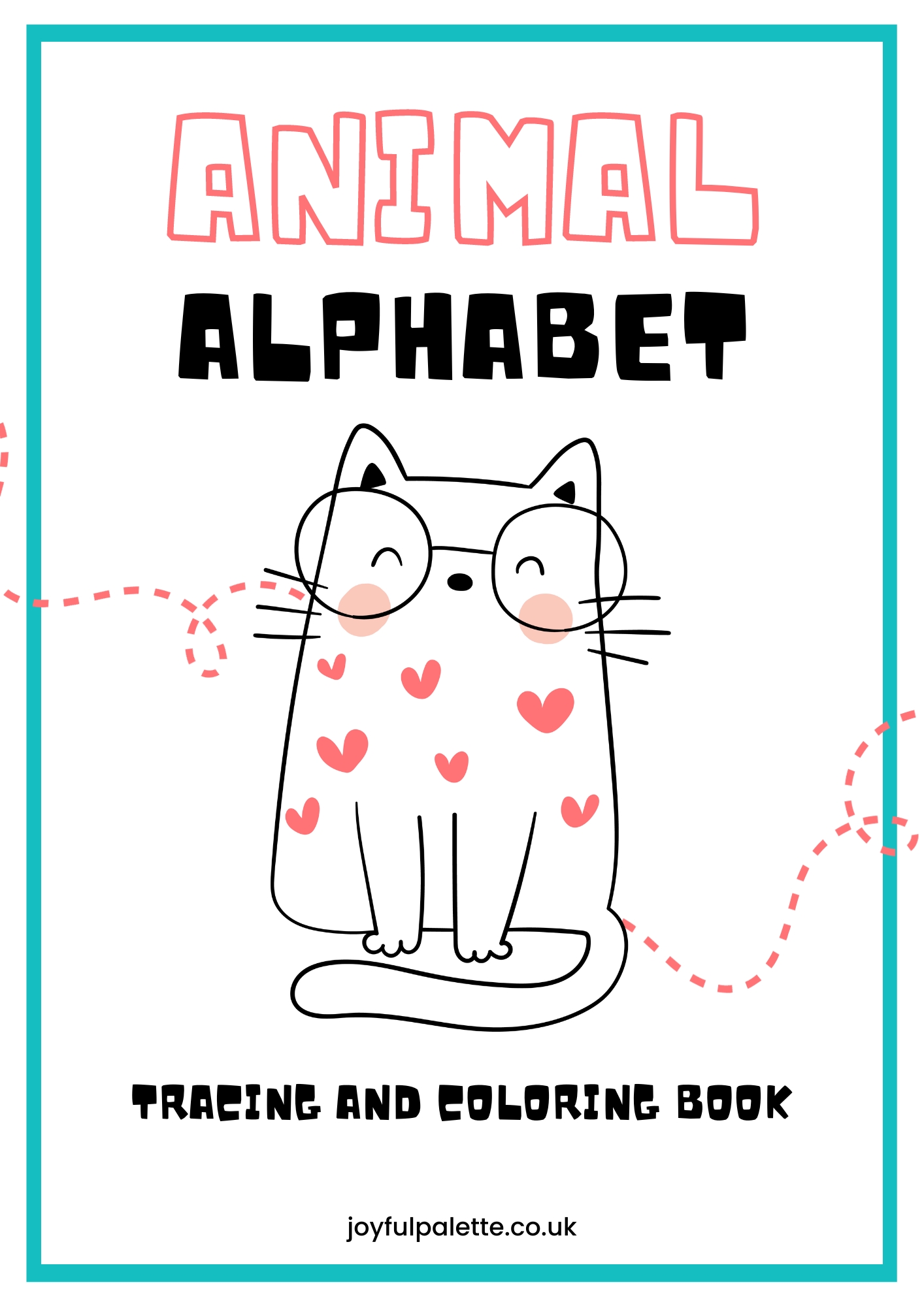 Animal Alphabet Tracing and Coloring Book