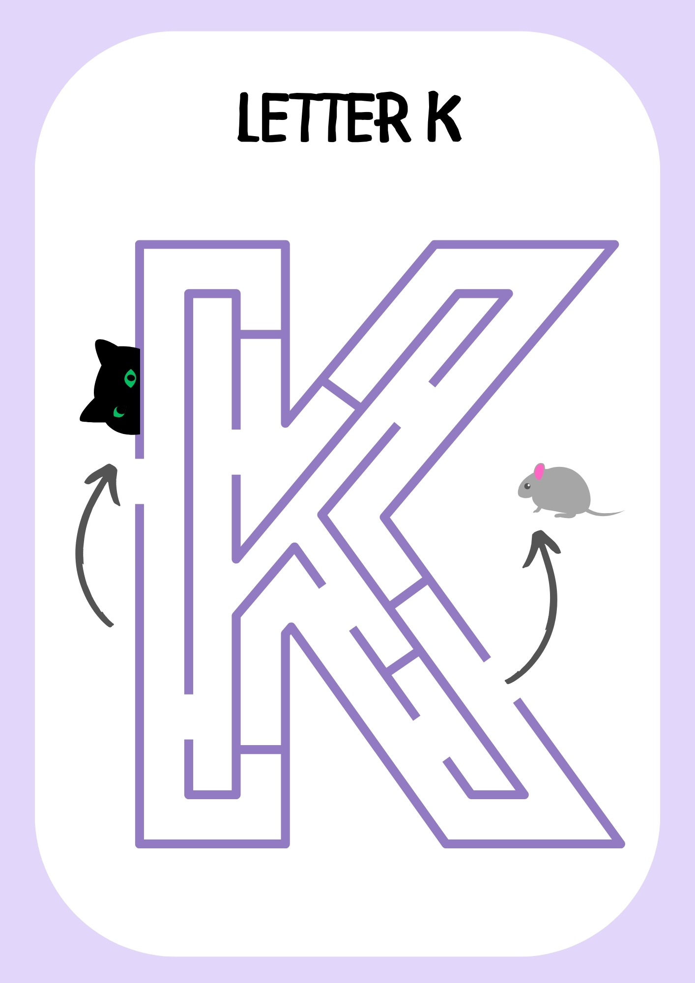 Free Printable Letter K