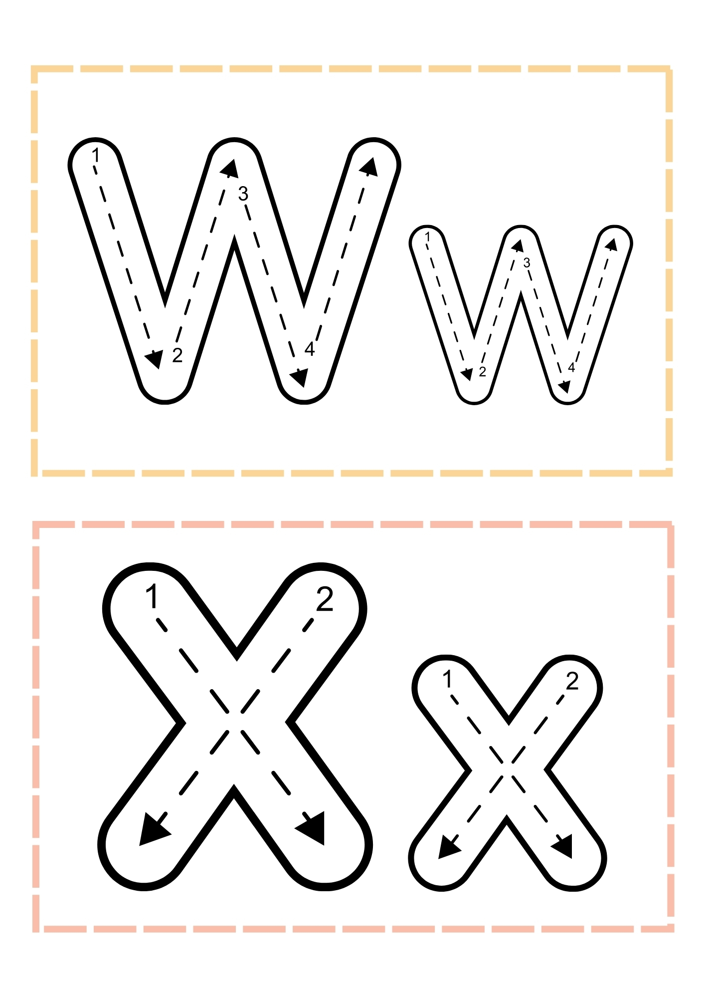 Alphabet Tracing Worksheets