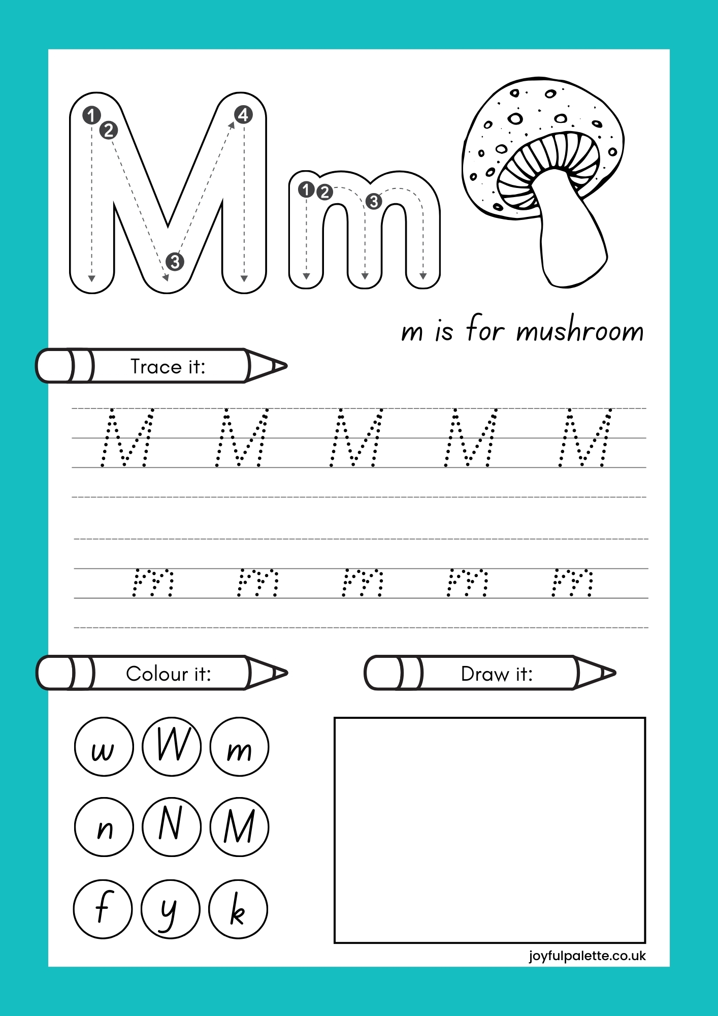 Practice Letter M