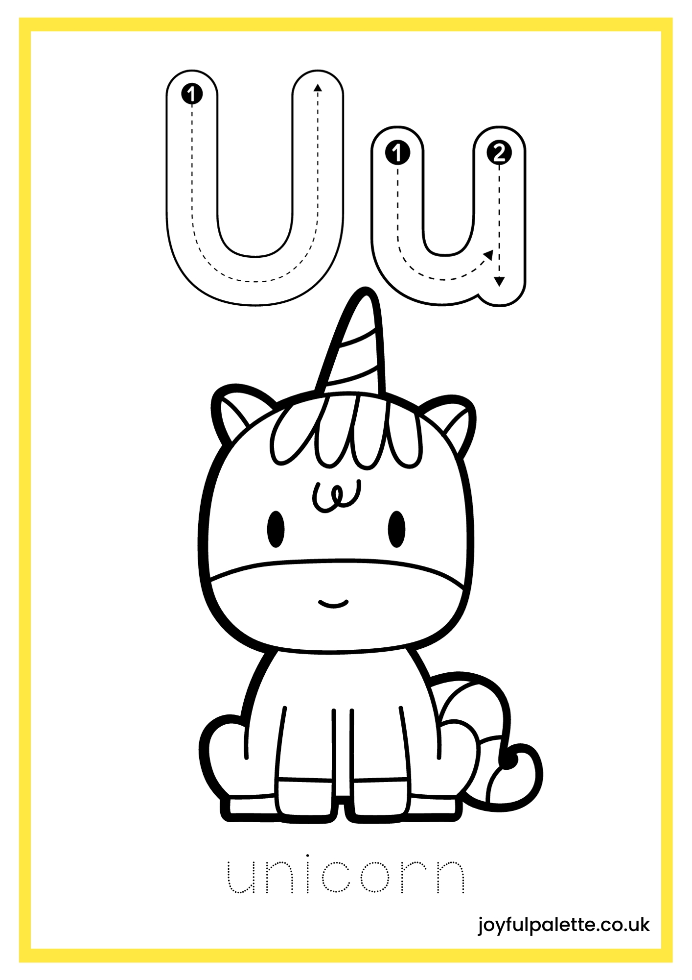 U is for Unicorn