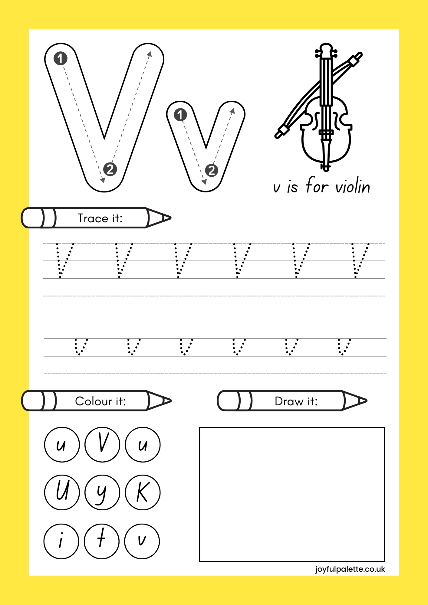 Practice Letter V