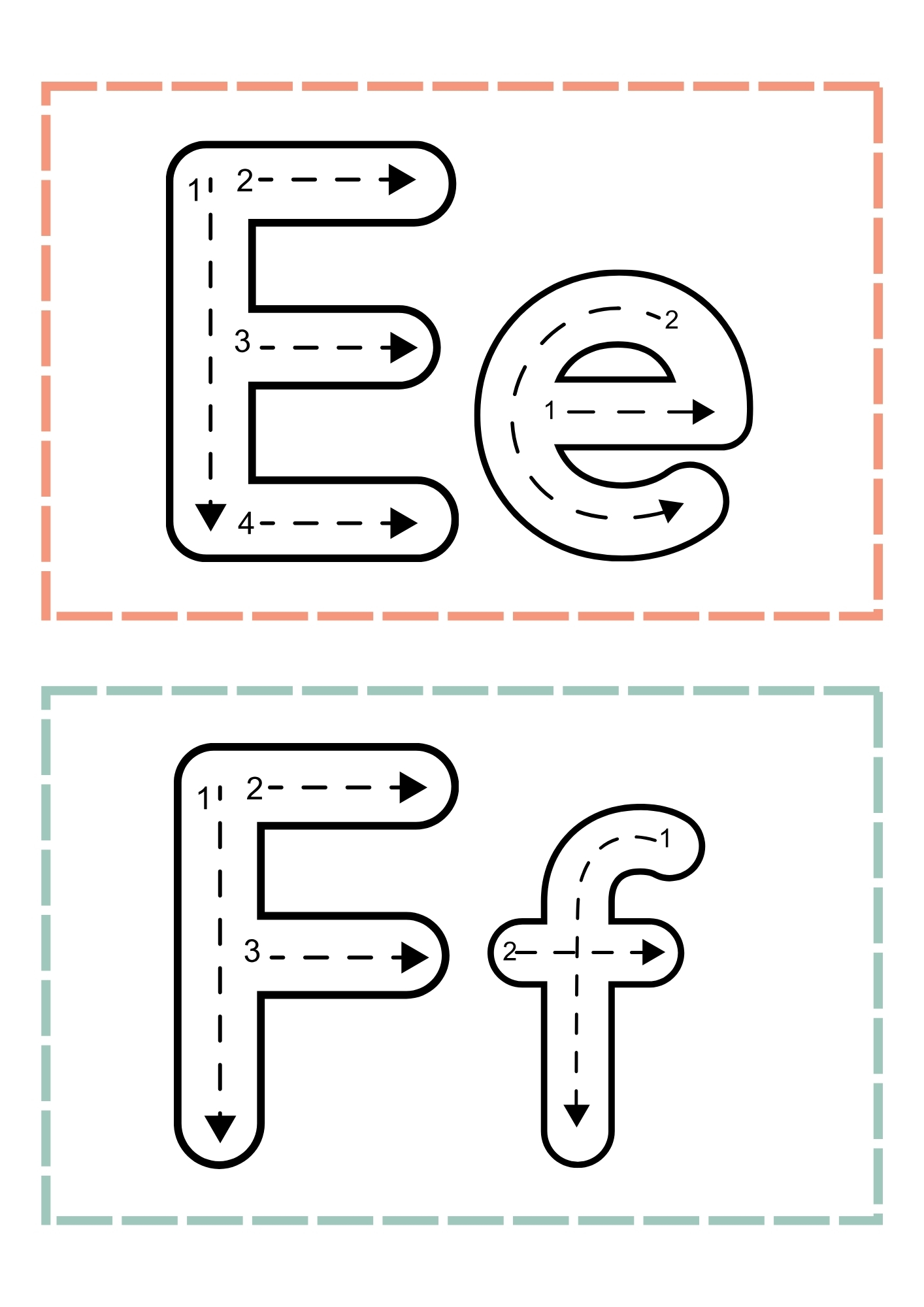 Alphabet Tracing Worksheets