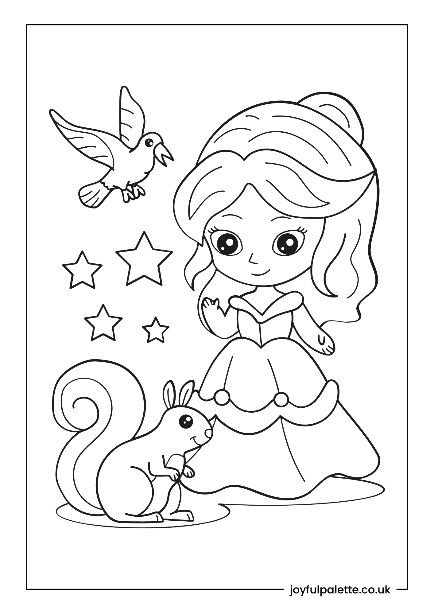 Princess Coloring Page