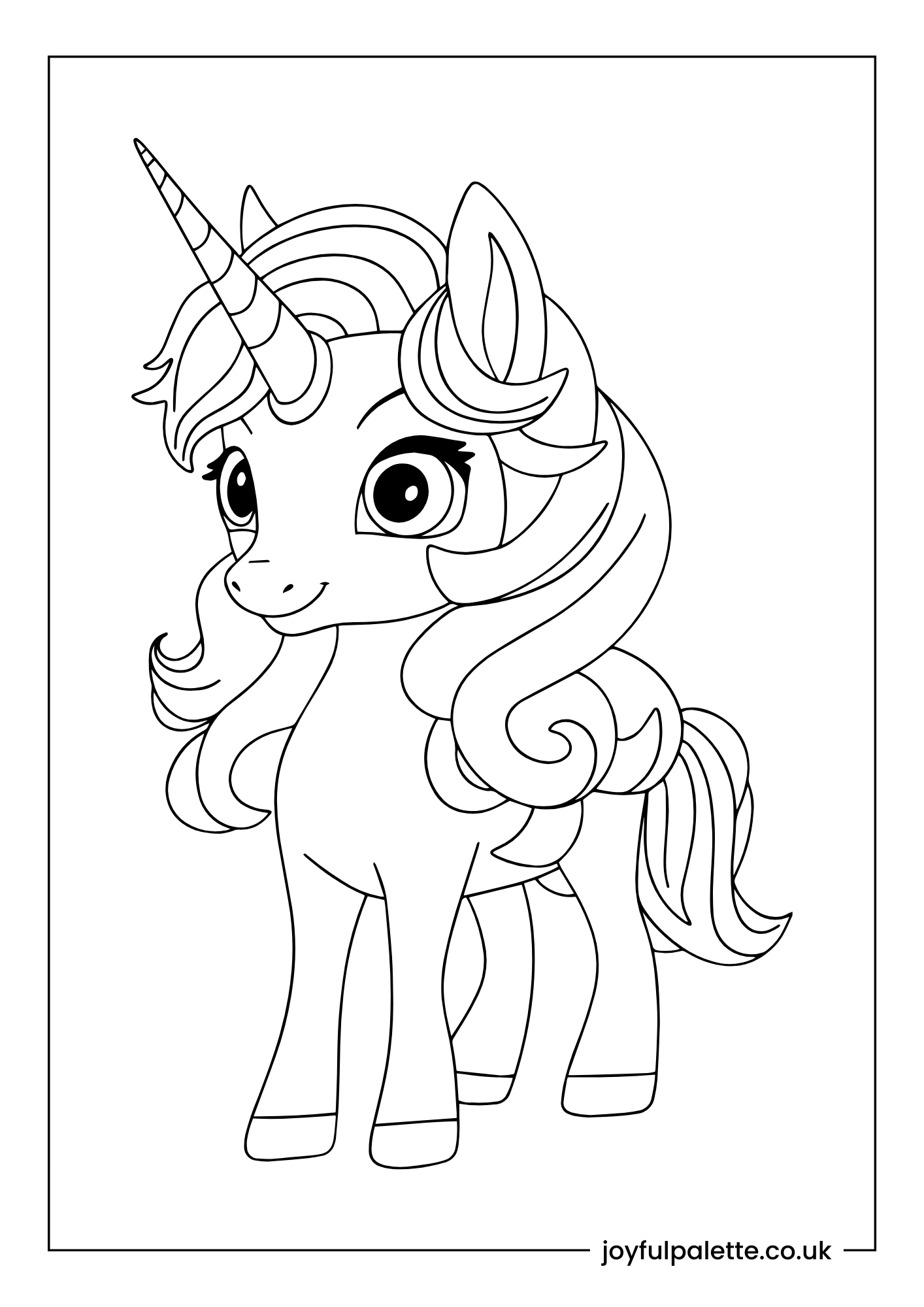 free printable unicorn coloring pages