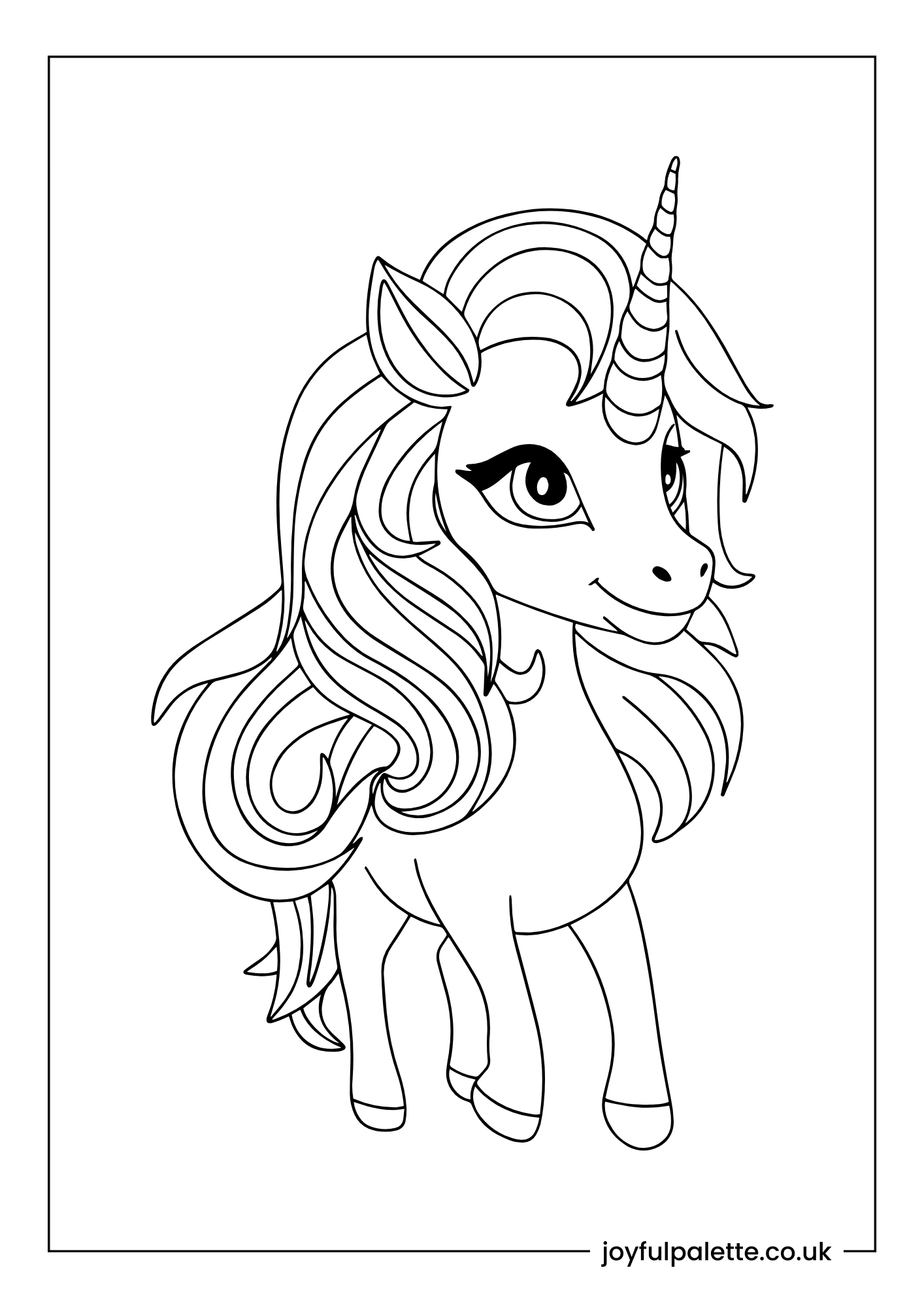 free printable unicorn coloring pages