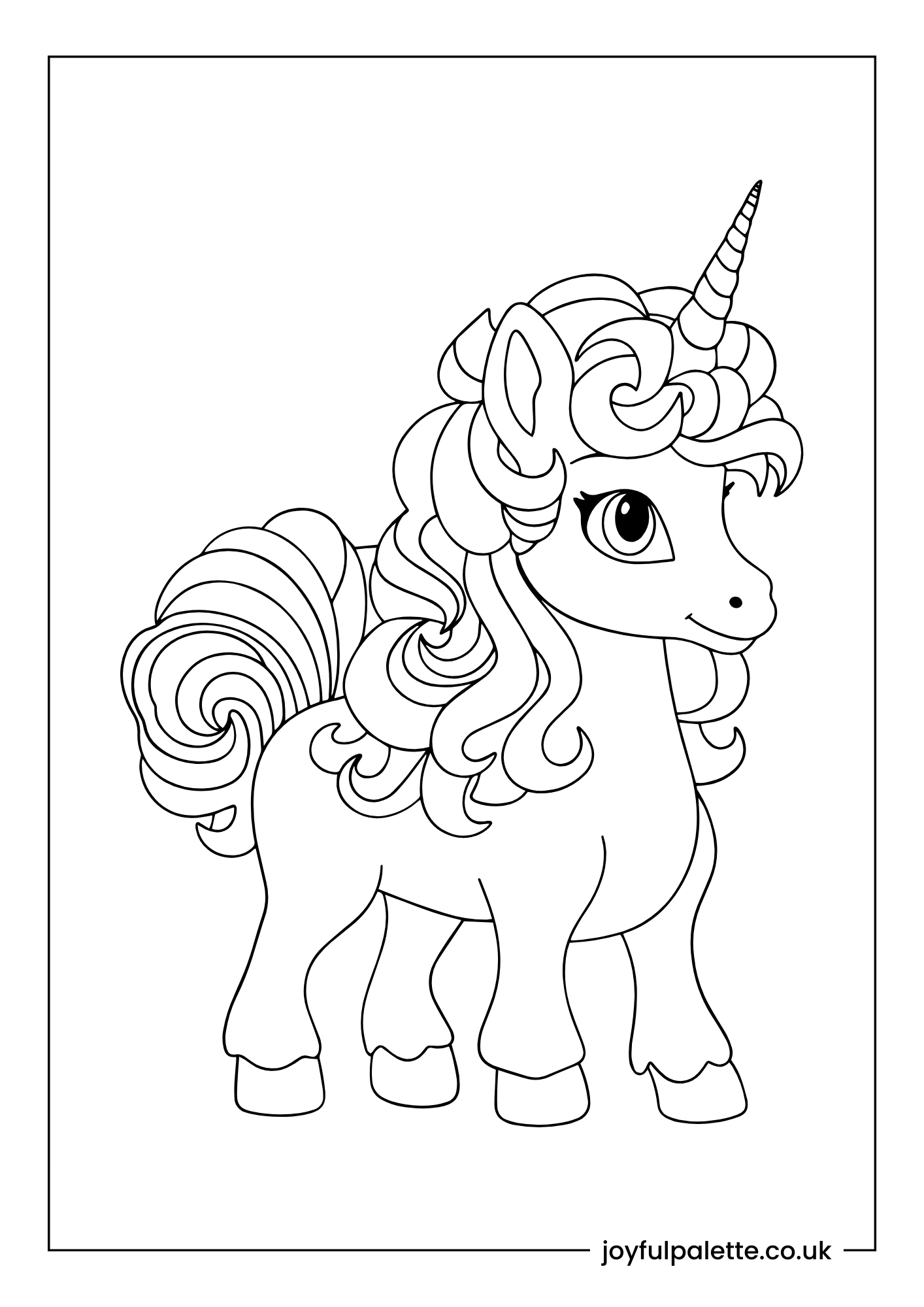 free printable unicorn coloring pages