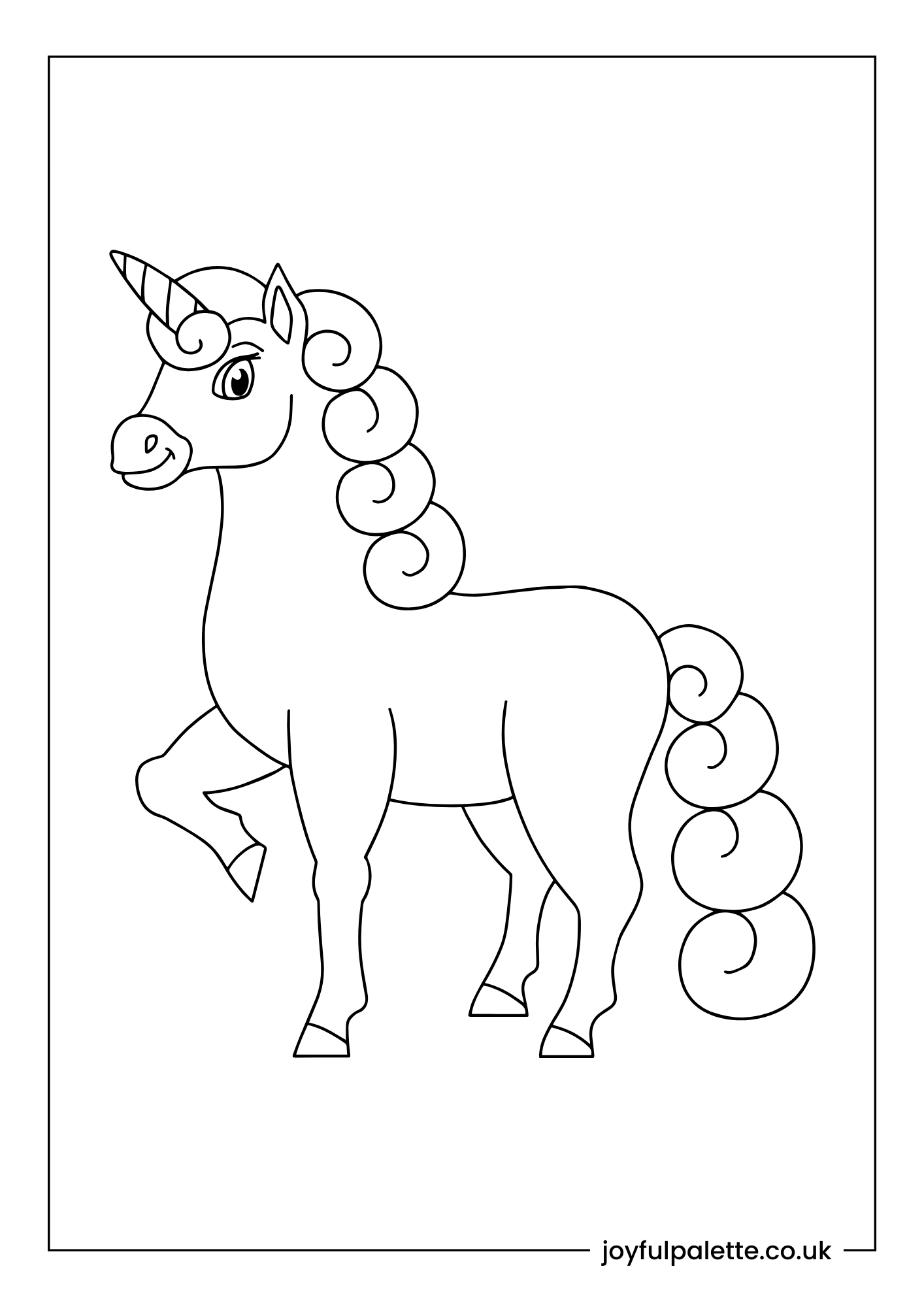 unicorn coloring pages pdf