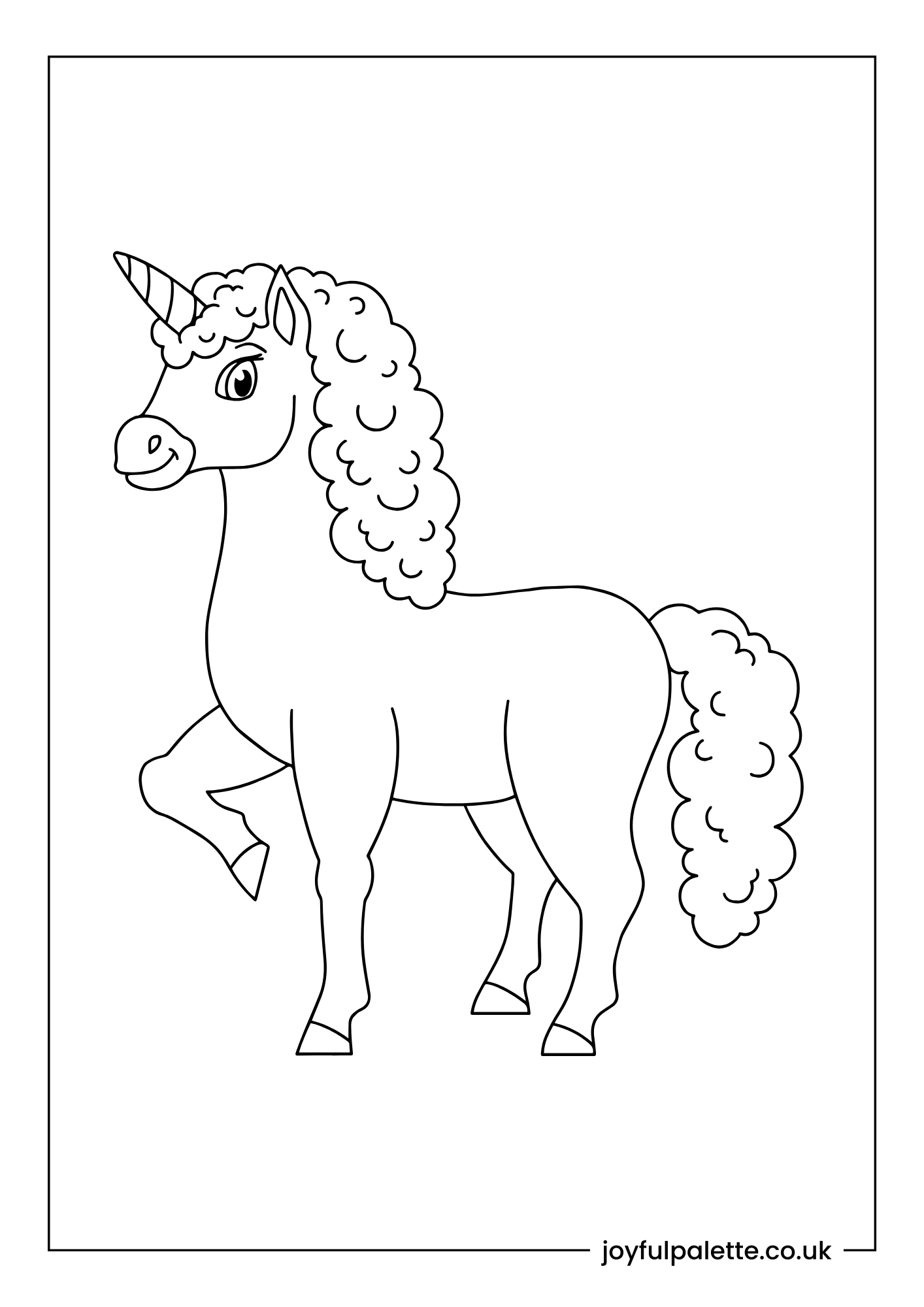 unicorn coloring pages pdf