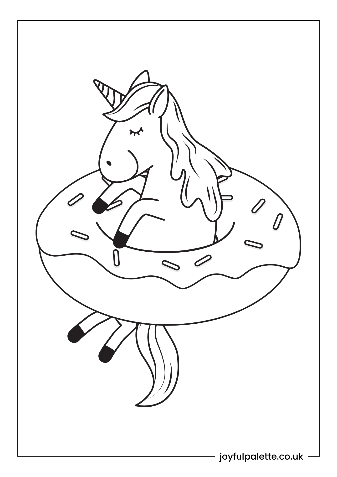 unicorn coloring pages