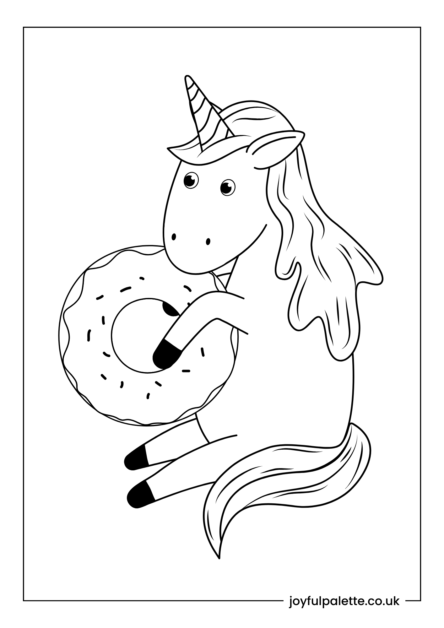 unicorn coloring pages