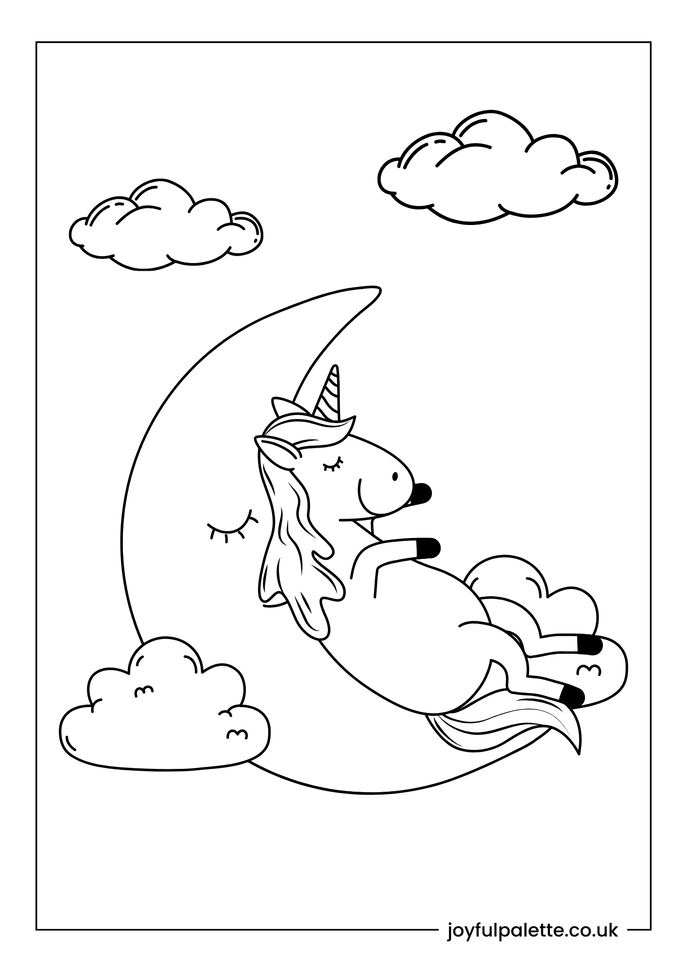 unicorn coloring pages printable free