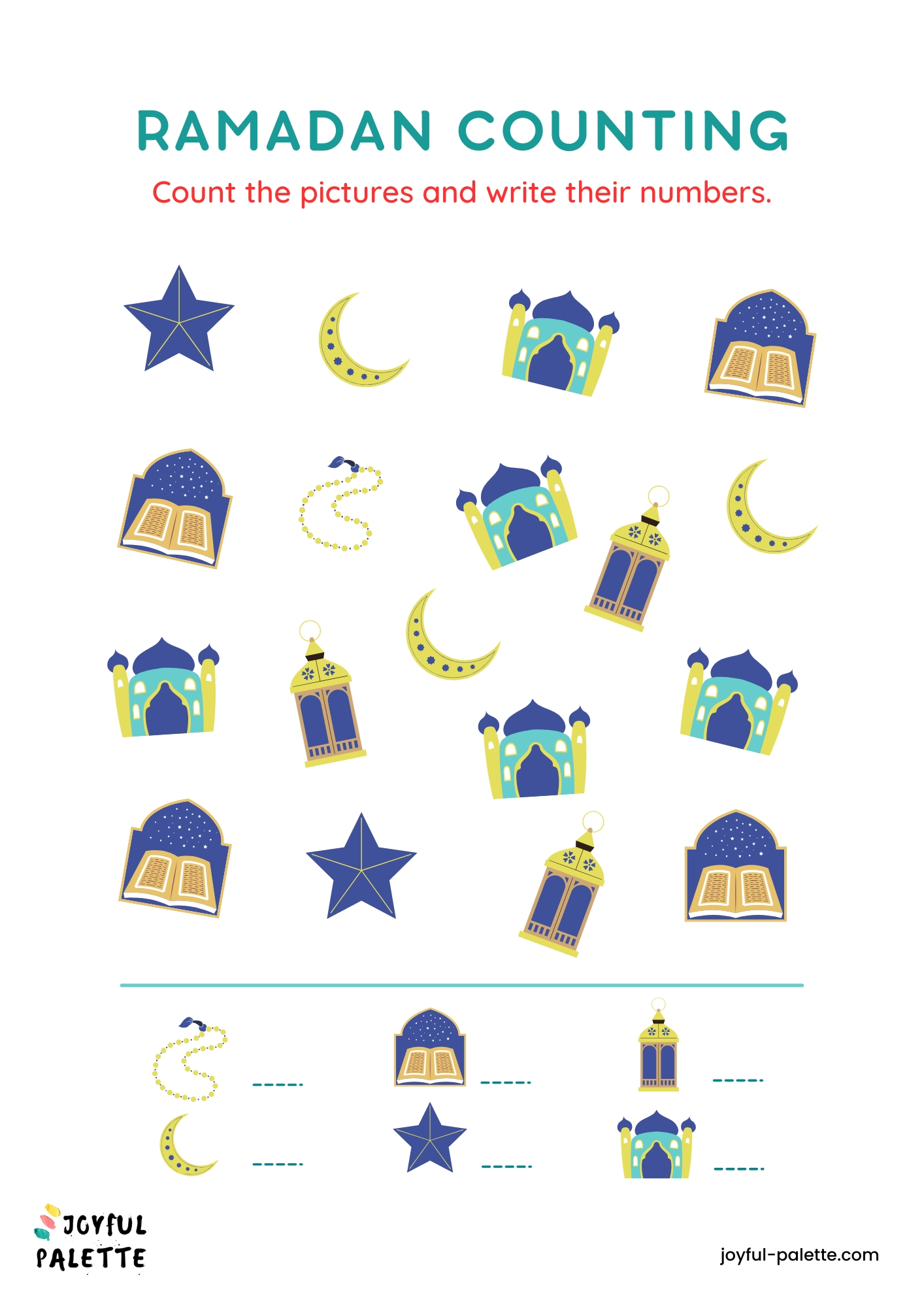 ramadan activity sheet