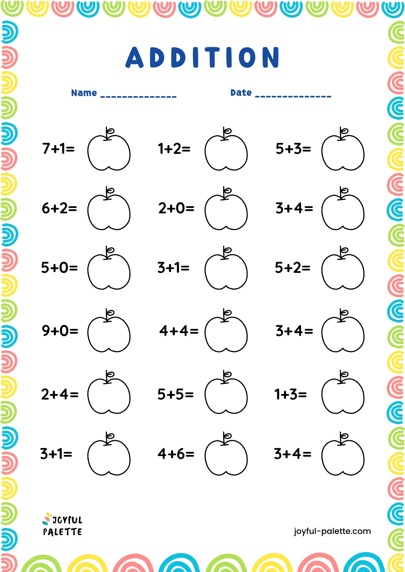 printable math problems for 1st graders	