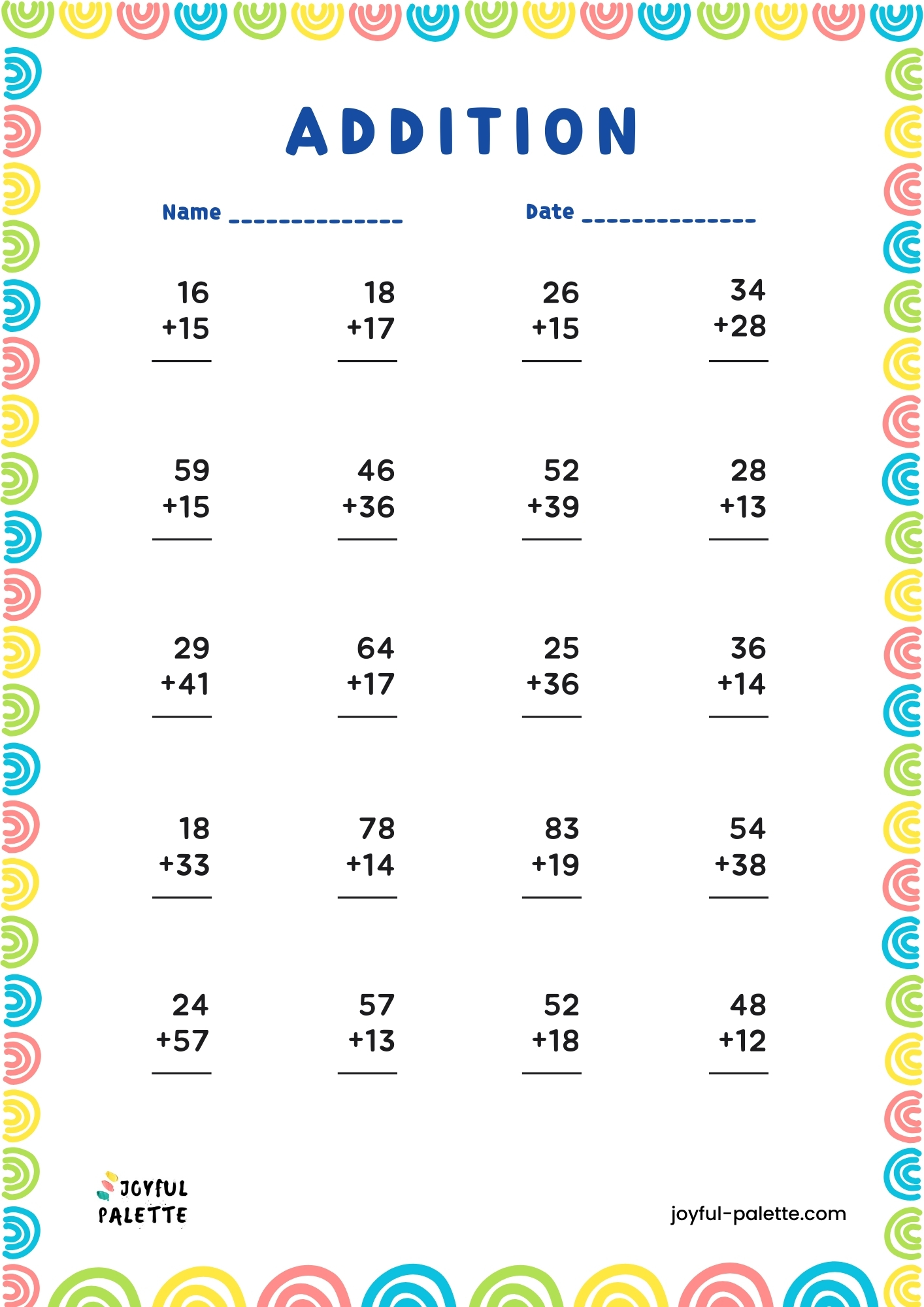 printable math problems	