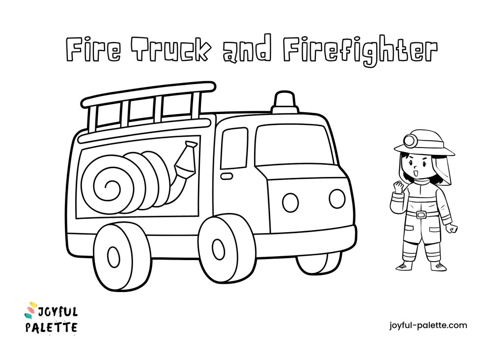 Fire Truck Coloring Pages