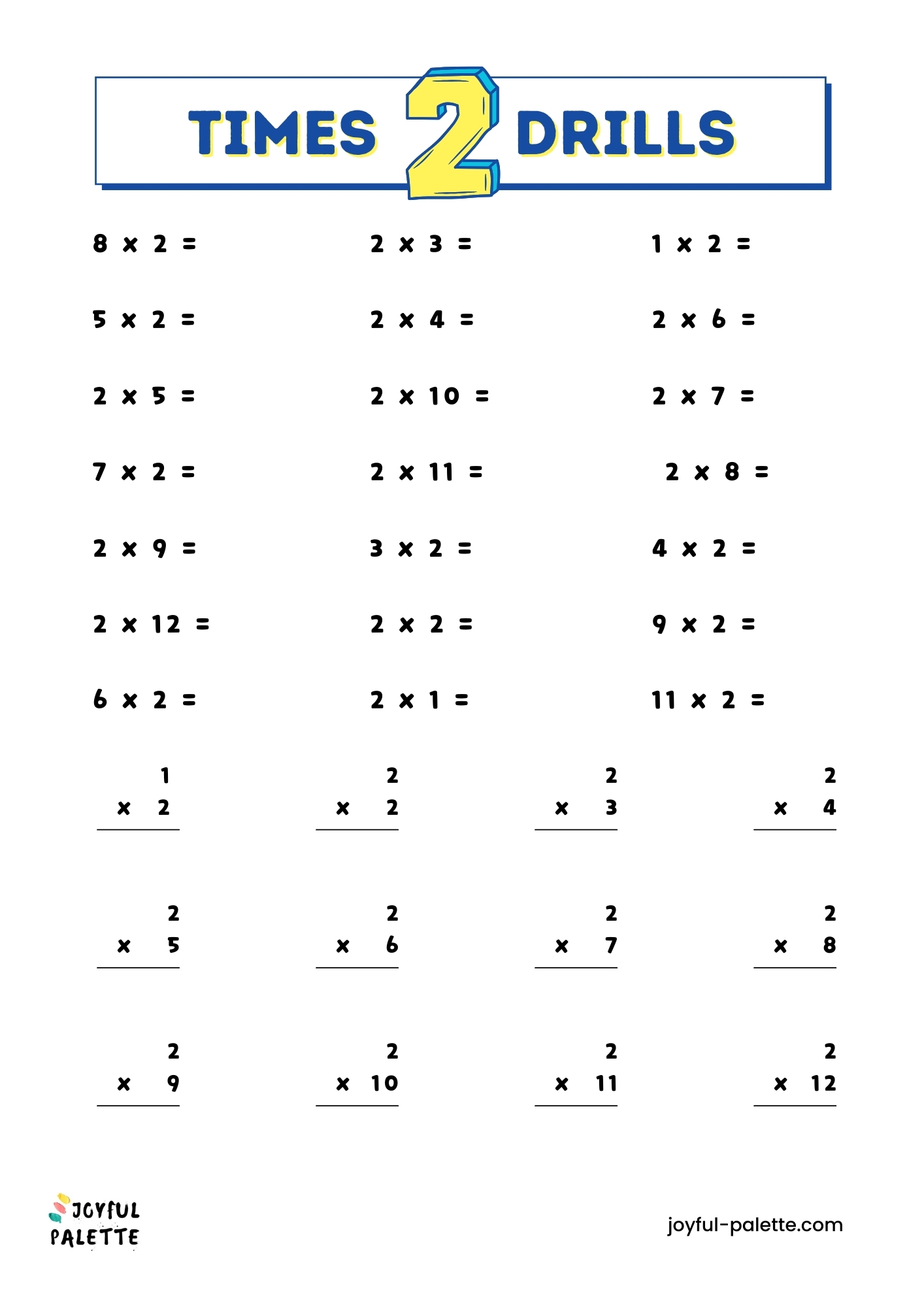 free multiplication practice worksheets	