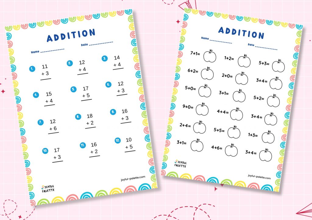 Addition and Subtraction Worksheets