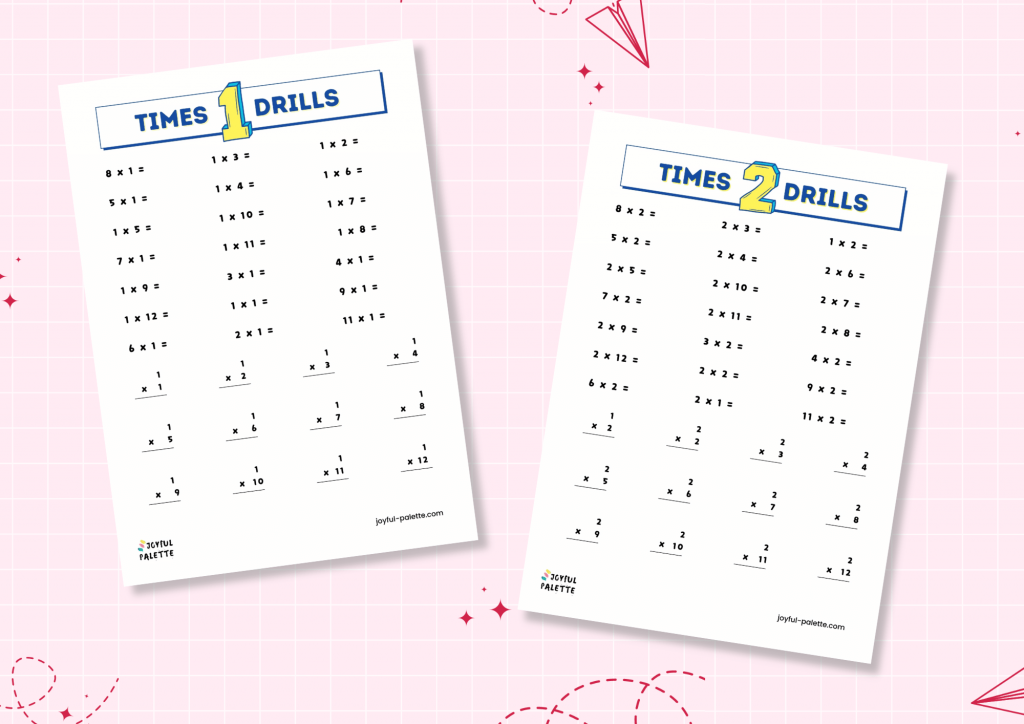 Multiplication Practice Worksheets