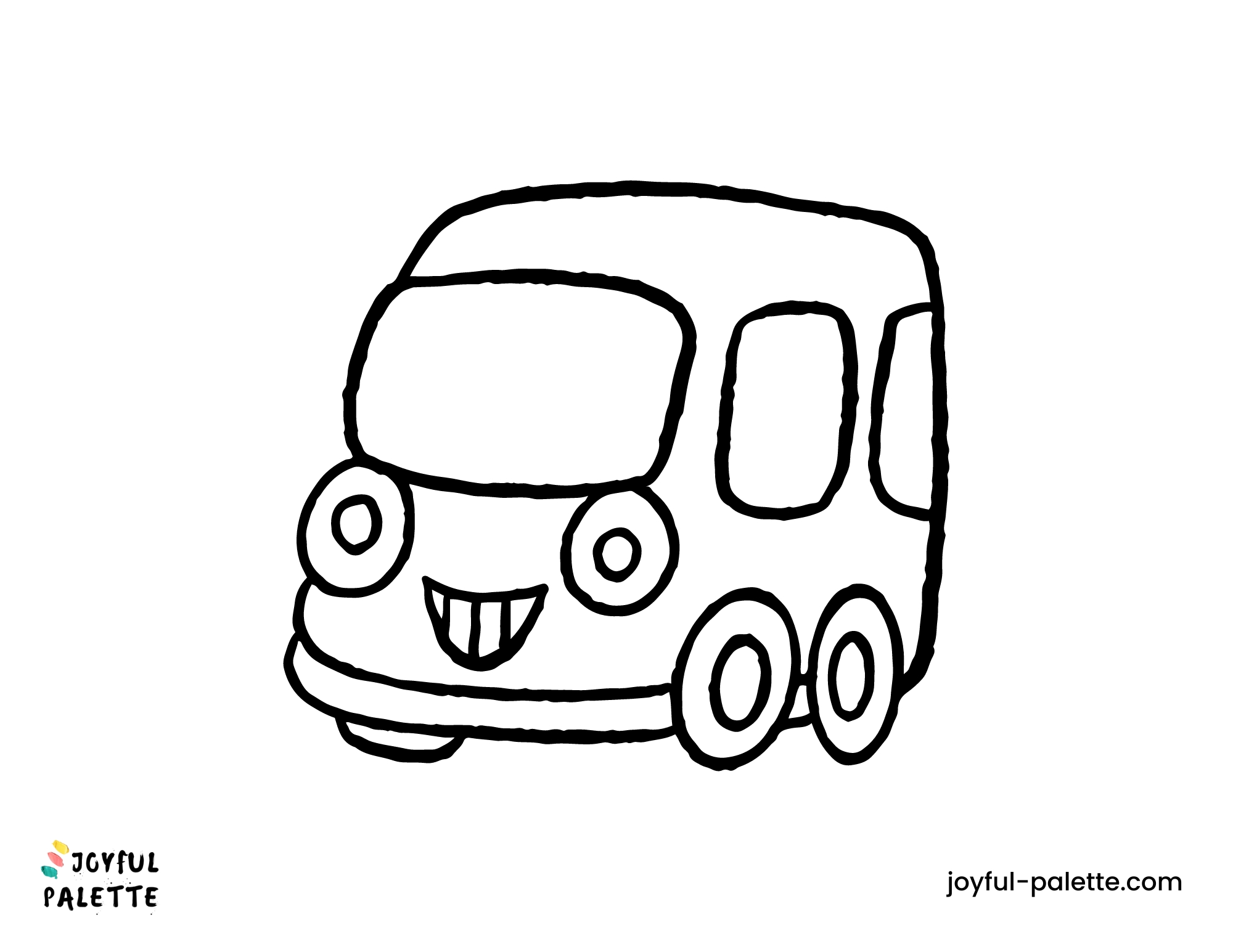 super cute car coloring page