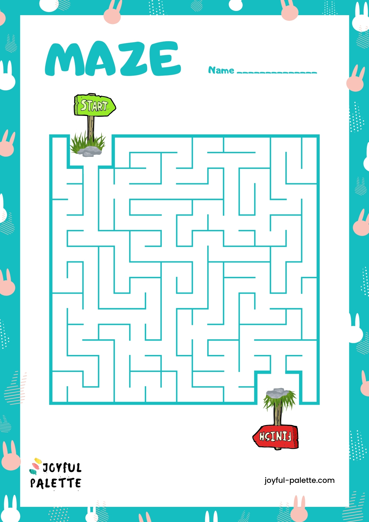 free maze printable for kids