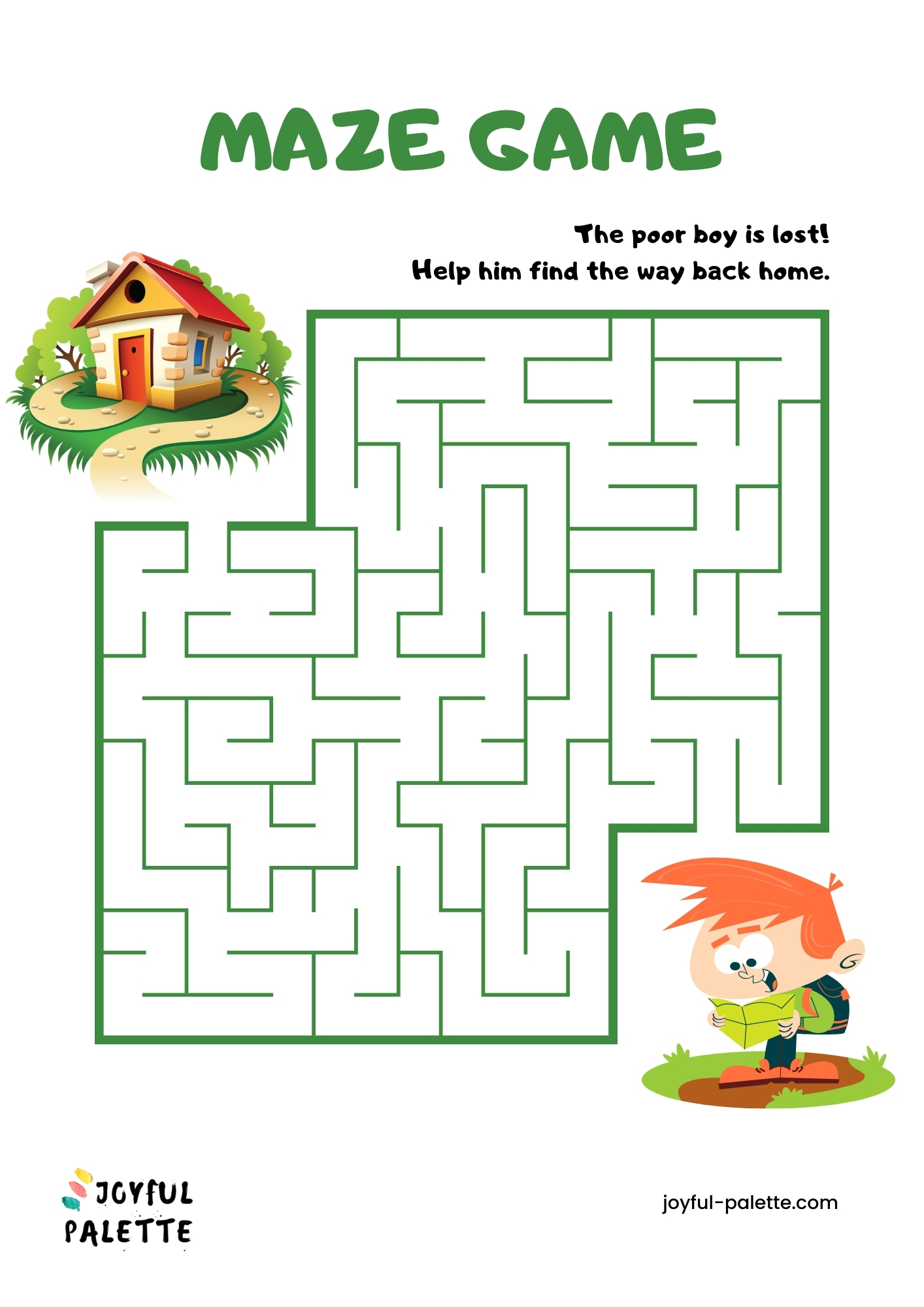 fun maze for kids